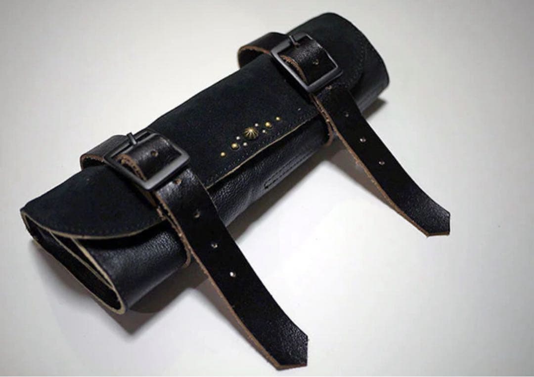 VIN&AGE TYPE VTB1 レザーツールロール ネイビー/ゴールド