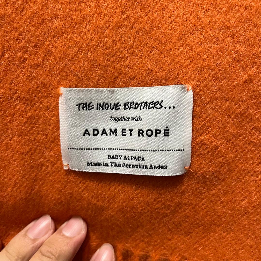 THE INOUE BROTHERS... オレンジマフラー　大判