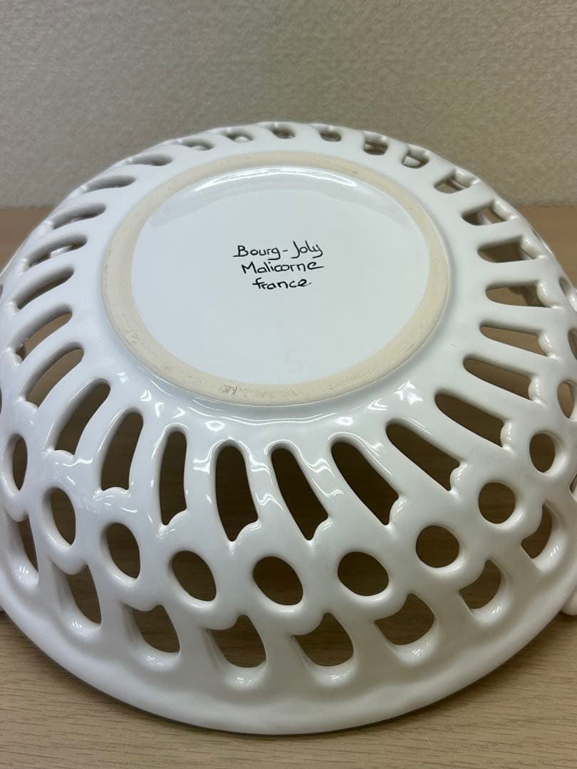 【アンティーク】Bourg-Joly Malicorne フルーツバスケット