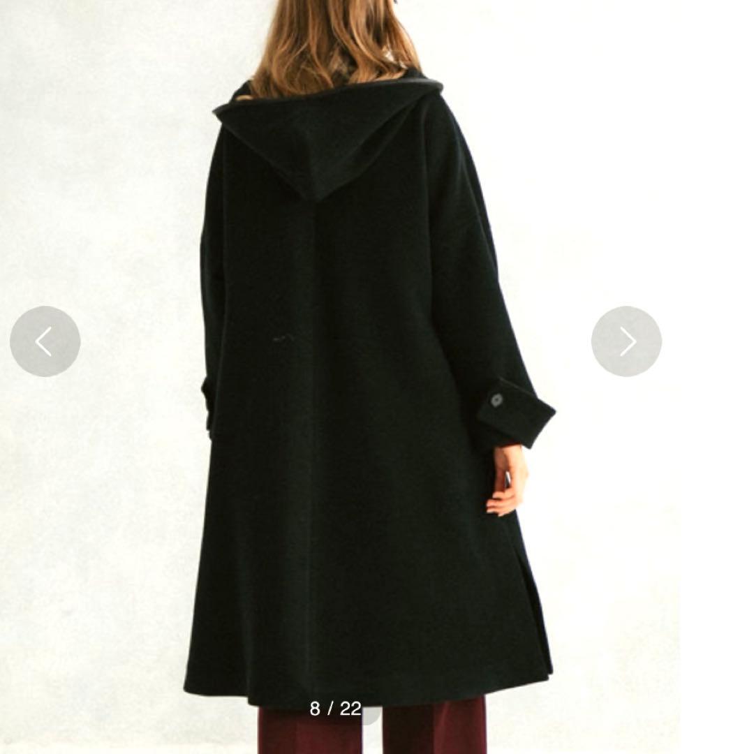 極美品❤︎ UNITED TOKYO ベロアカットテントコート 2way 黒