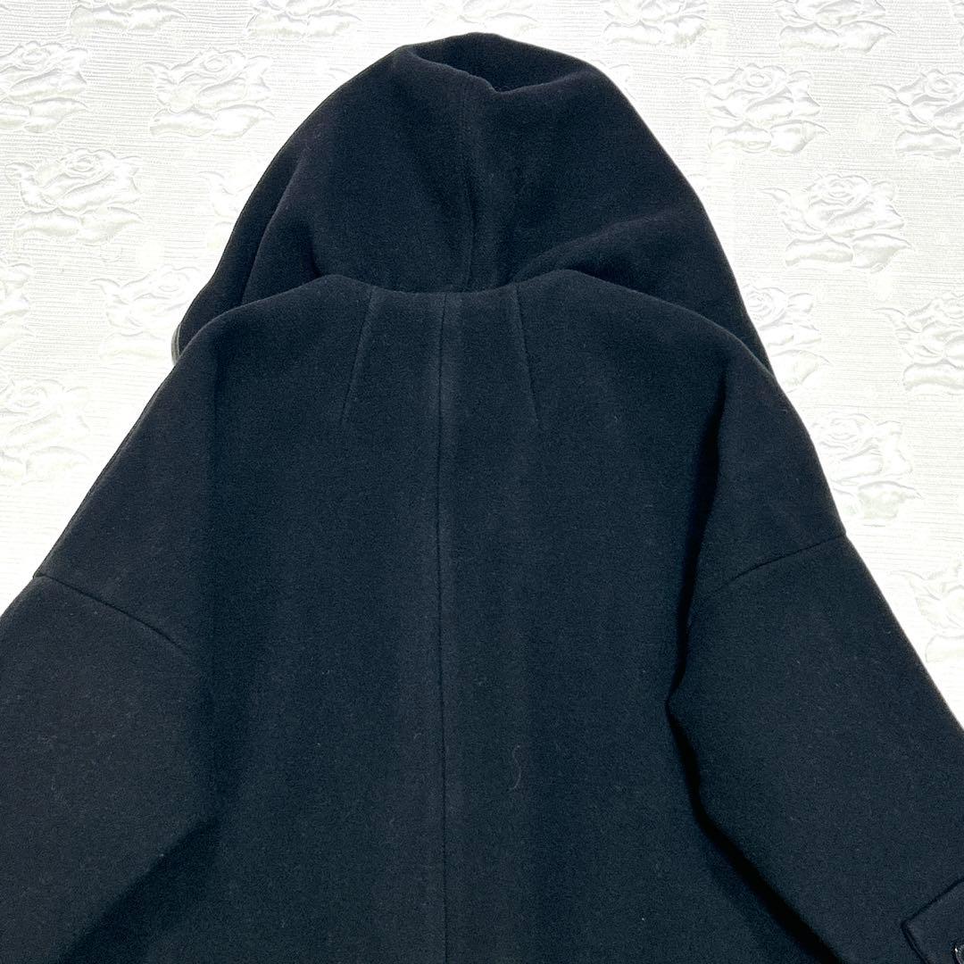 極美品❤︎ UNITED TOKYO ベロアカットテントコート 2way 黒