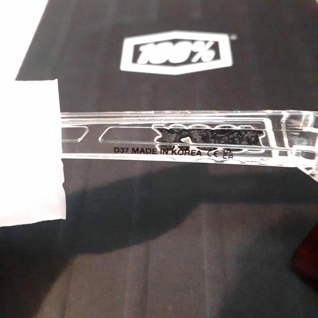 新モデル 100% S3 クリア / レッドミラー ワンハンドレッド サングラス