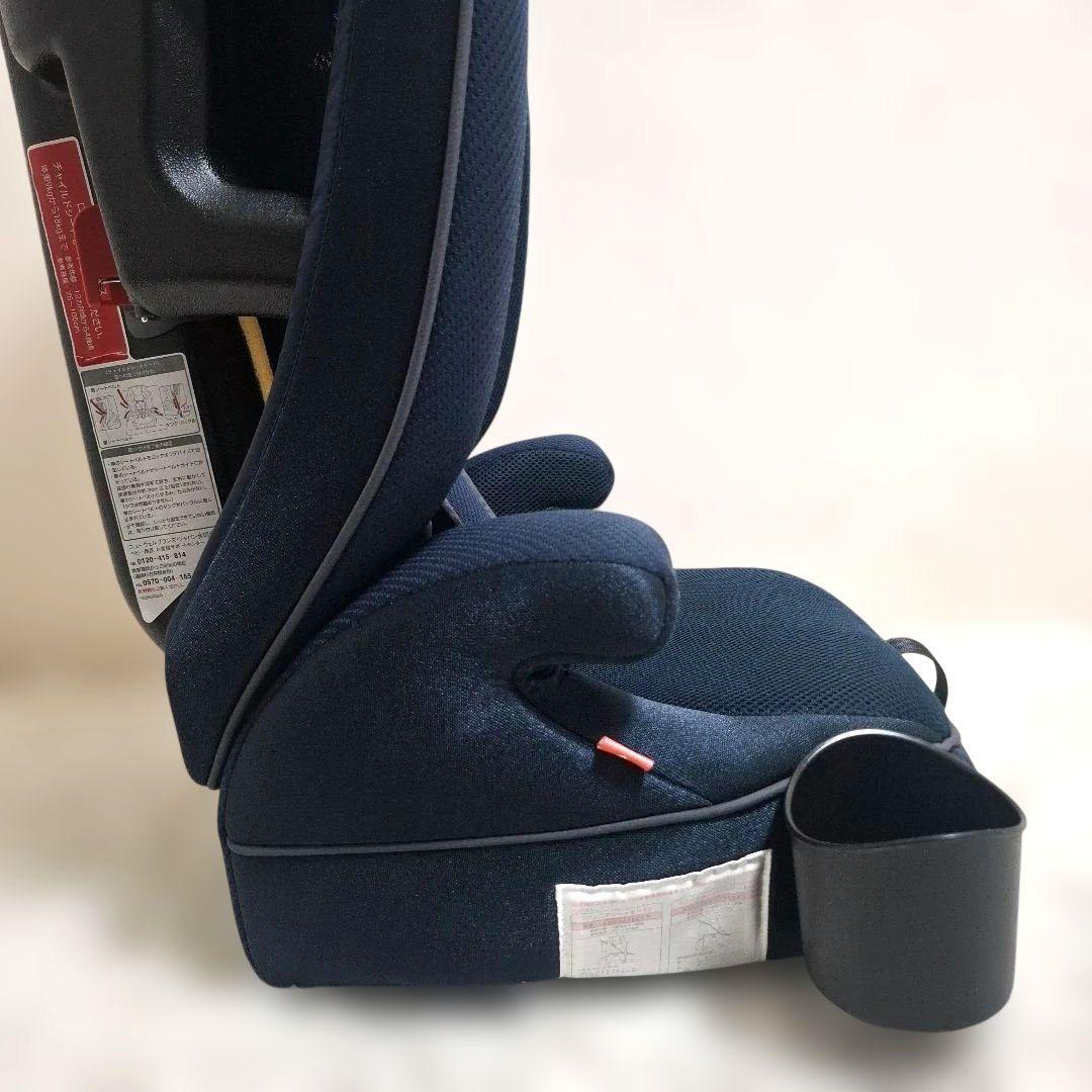 【美品】アップリカ エアグルーヴAD ネイビー チャイルドシート
