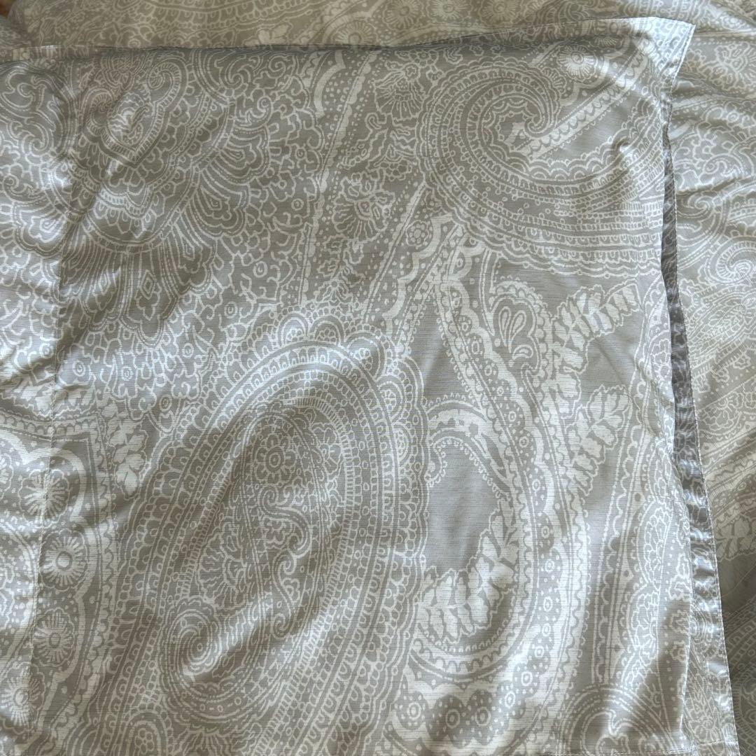 NISHIKAWA DOWN ペイズリー掛け布団 シングル