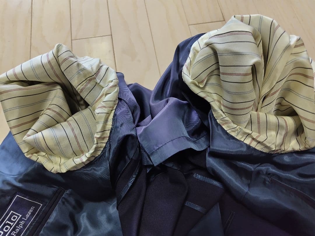 ポロラルフローレン ネイビー ブレザー サイズ180 紺ブレ 金ボタン