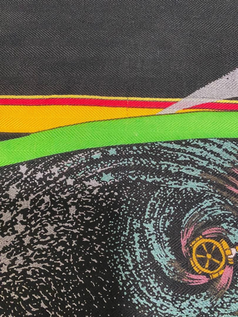 ヴィンテージ⭐︎HERMES150周年記念花火柄⭐︎カシミアシルクストール