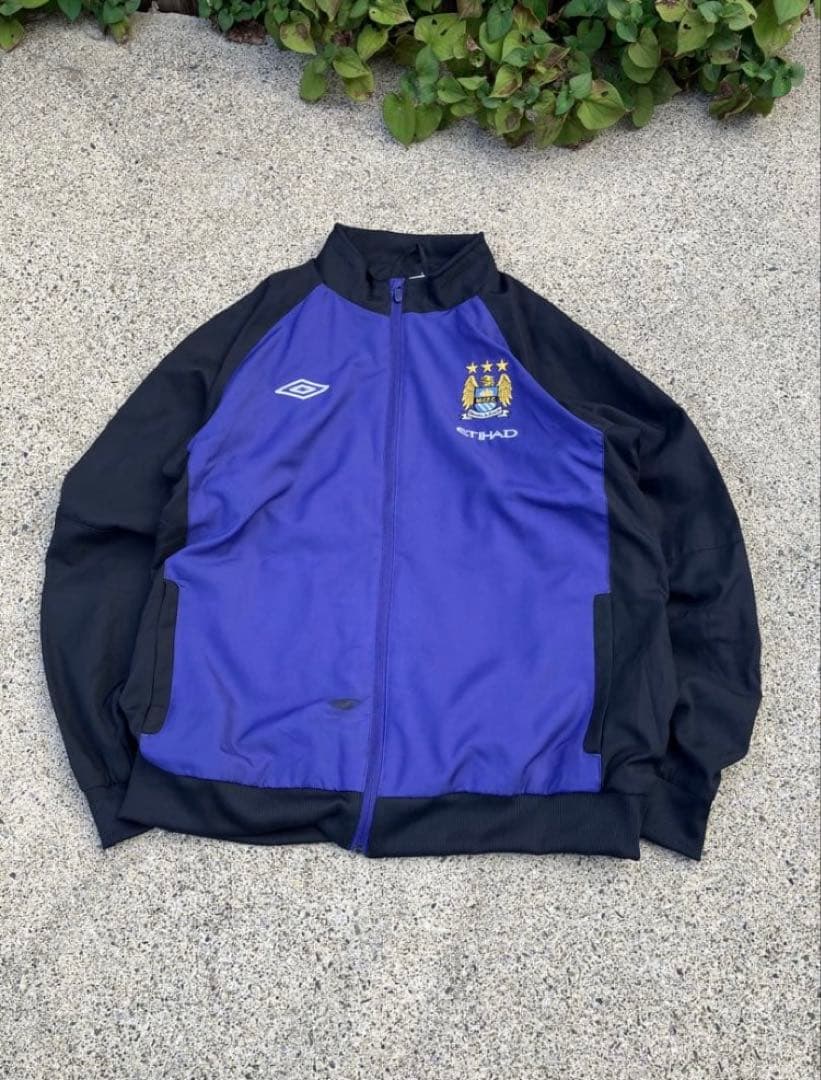 【希少】UMBRO×マンチェスターシティ/トレーニングジャケット/ジャージ2XL