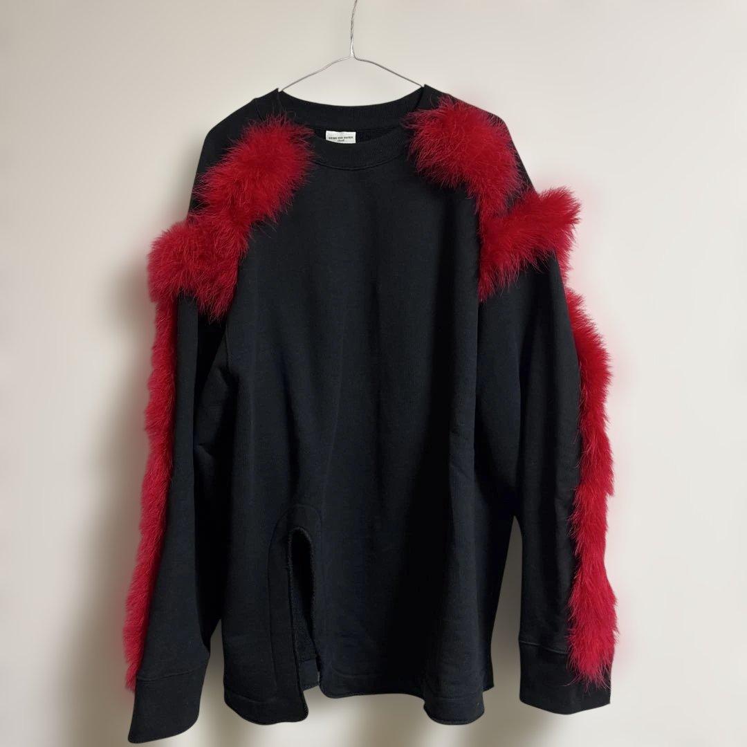 dries van noten ドリスヴァンノッテン　ファー　スウェット