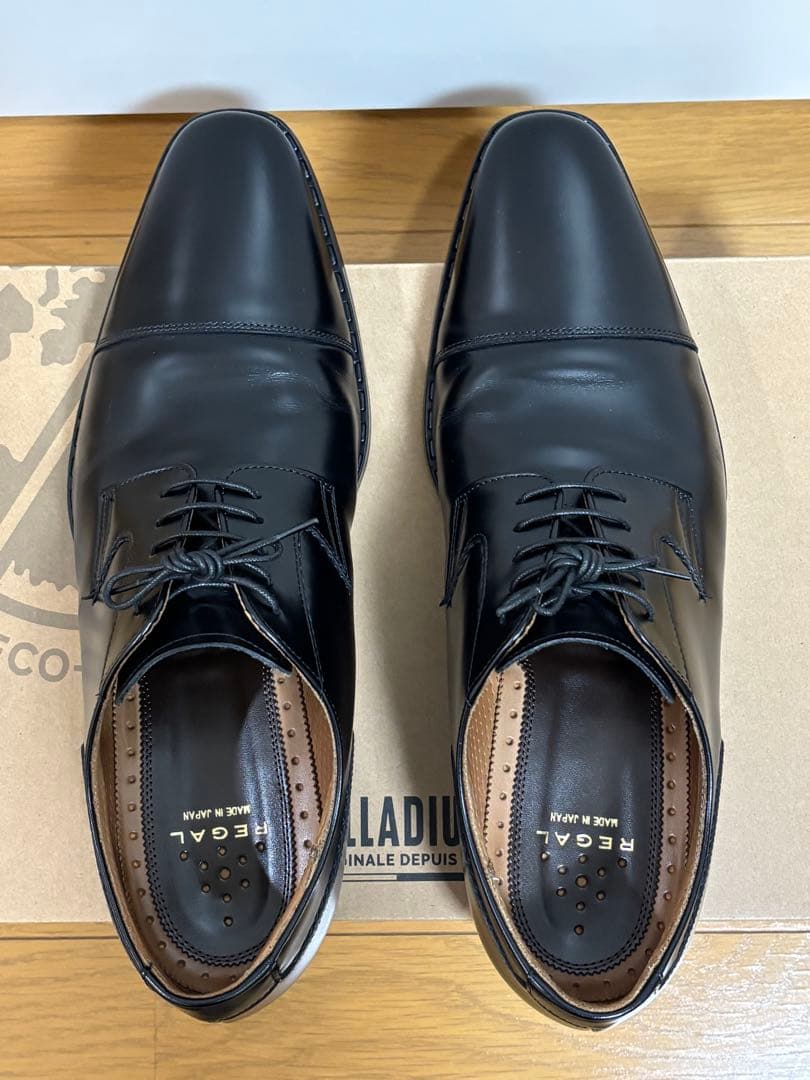 REGAL ストレートチップ04ER（25.5㎝）黒色