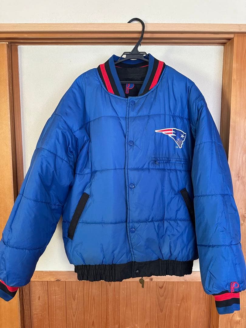 【古着】アメフト ペイトリオッツ リバーシブル ジャケット