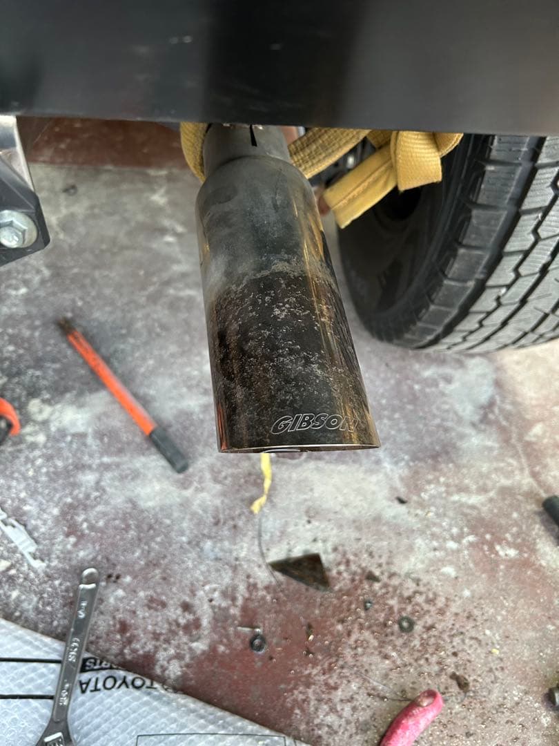 JK ラングラー GIBSON マフラー テールパイプ