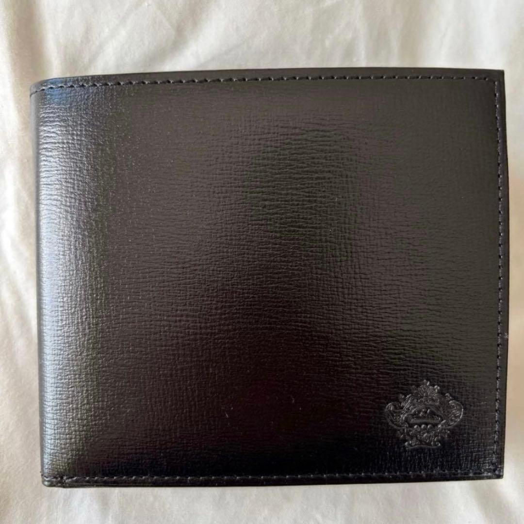 【新品未使用】Orobianco オロビアンコ 本革 二つ折り財布 小銭入れ　黒