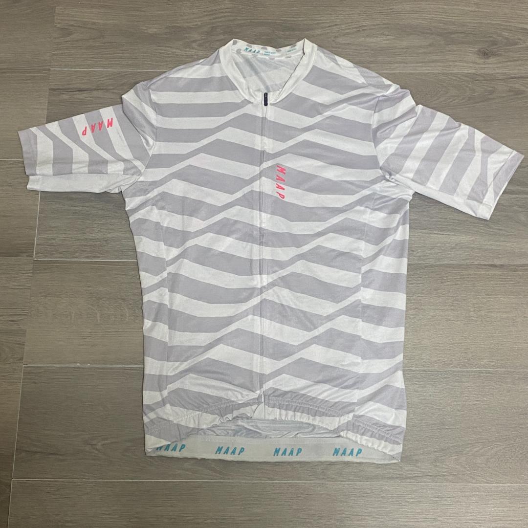 【美品】 チームフィットジャージ M 白灰ピンク