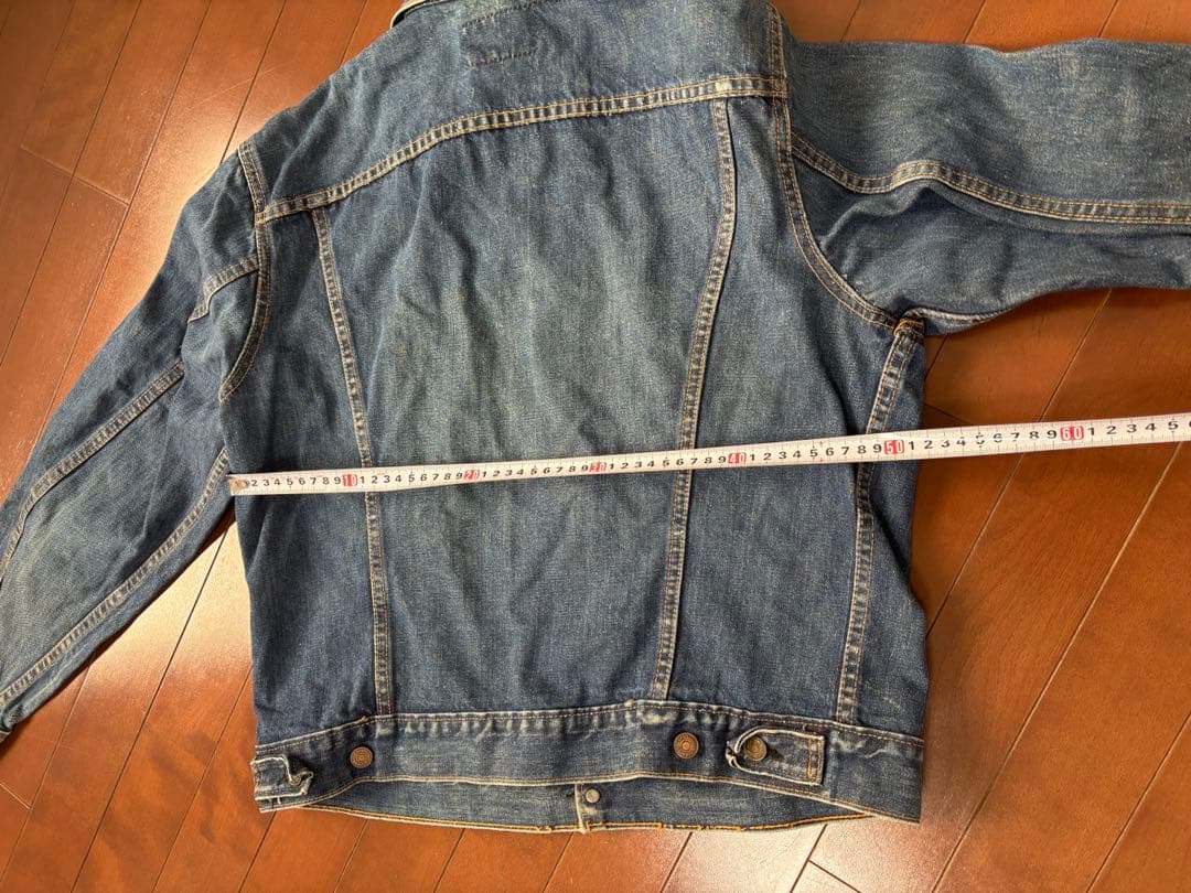 【70s古着】LEVISリーバイス デニムジャケットGジャン。サイズ40程度