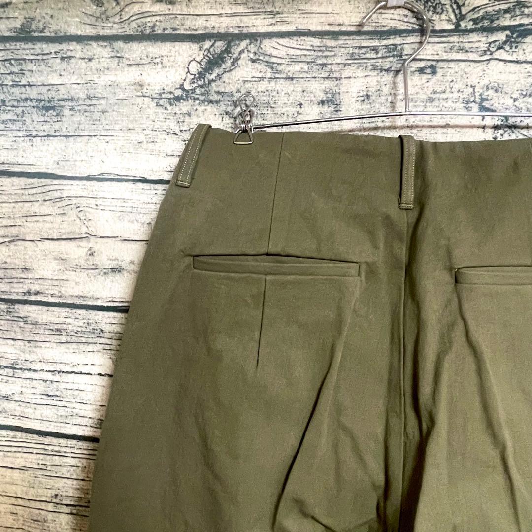 新品 JULYNINE タックパンツ カーキ 日本製 2024AW