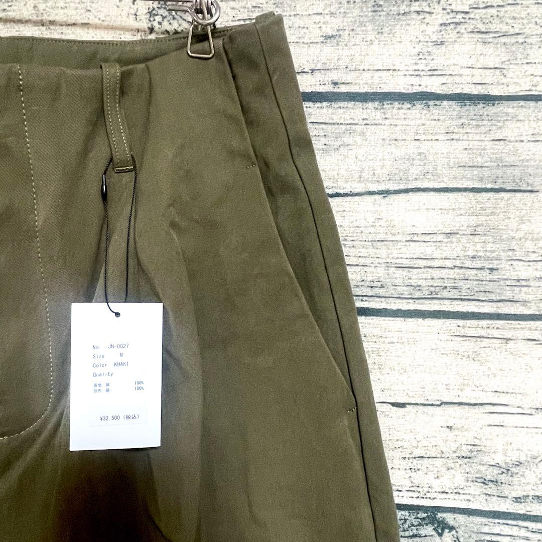 新品 JULYNINE タックパンツ カーキ 日本製 2024AW