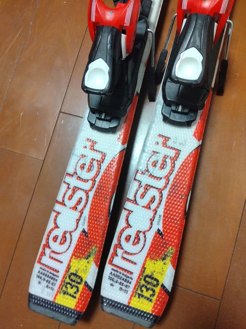 【状態良好☆】130cm　ATOMICスキー板セット♪　送料無料！