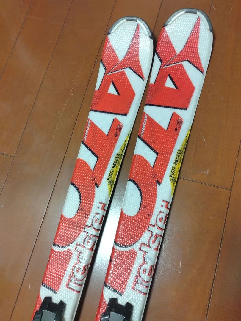 【状態良好☆】130cm　ATOMICスキー板セット♪　送料無料！