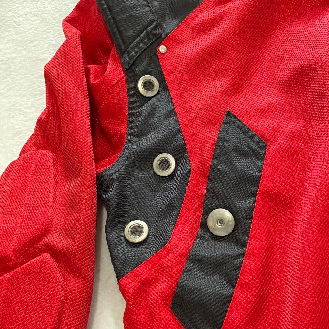 KISS RACING TEAM ライダースジャケット　バイク　メッシュ　L