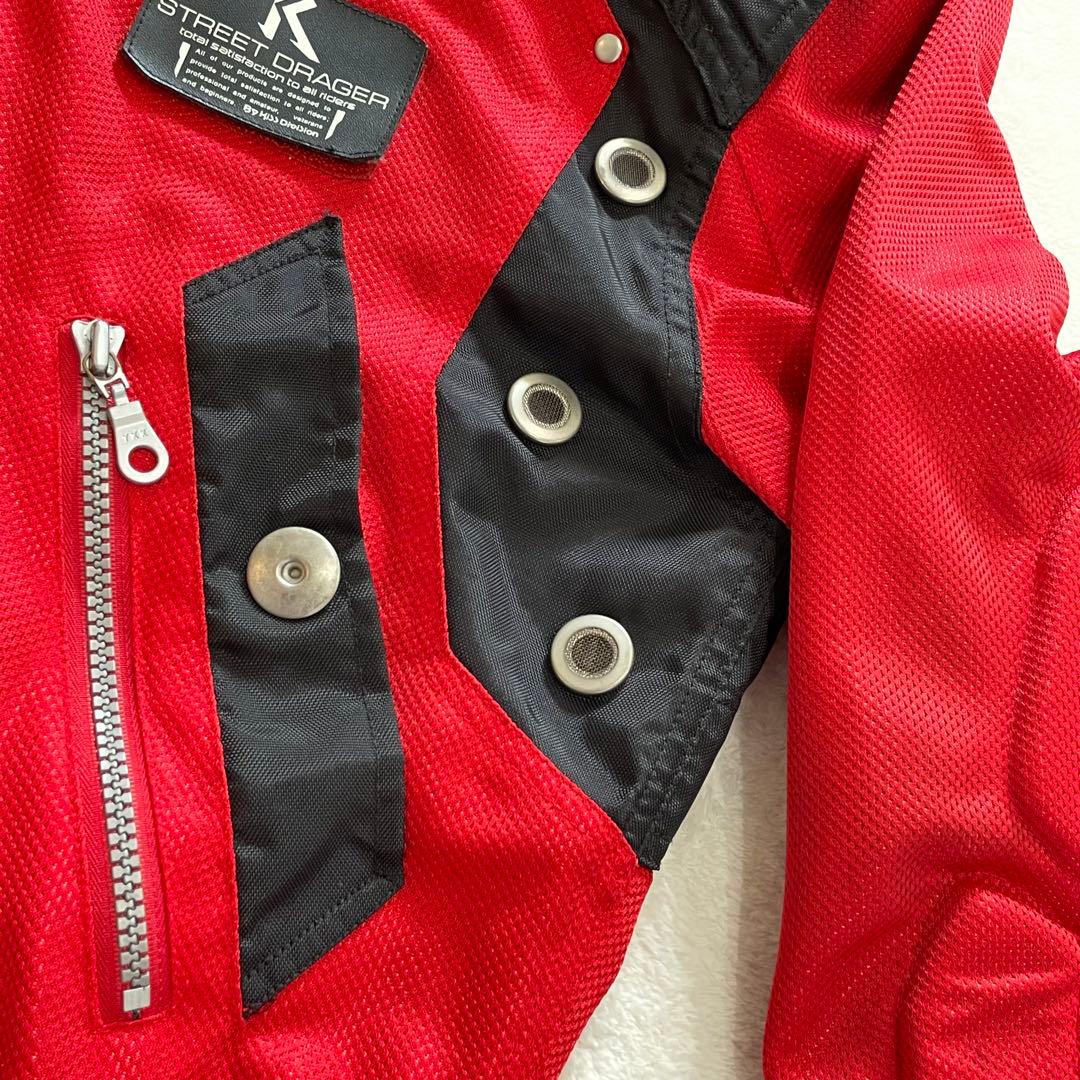 KISS RACING TEAM ライダースジャケット　バイク　メッシュ　L