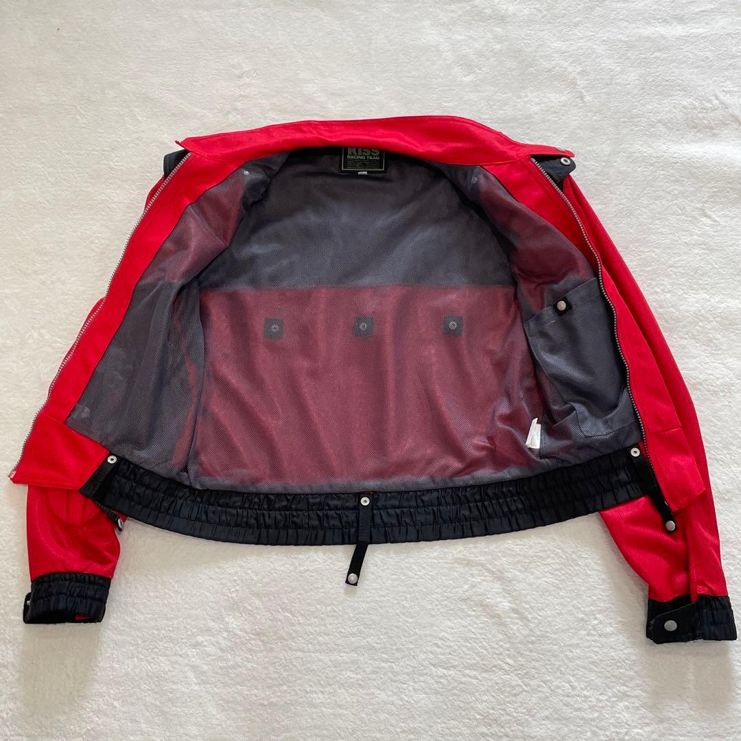 KISS RACING TEAM ライダースジャケット　バイク　メッシュ　L