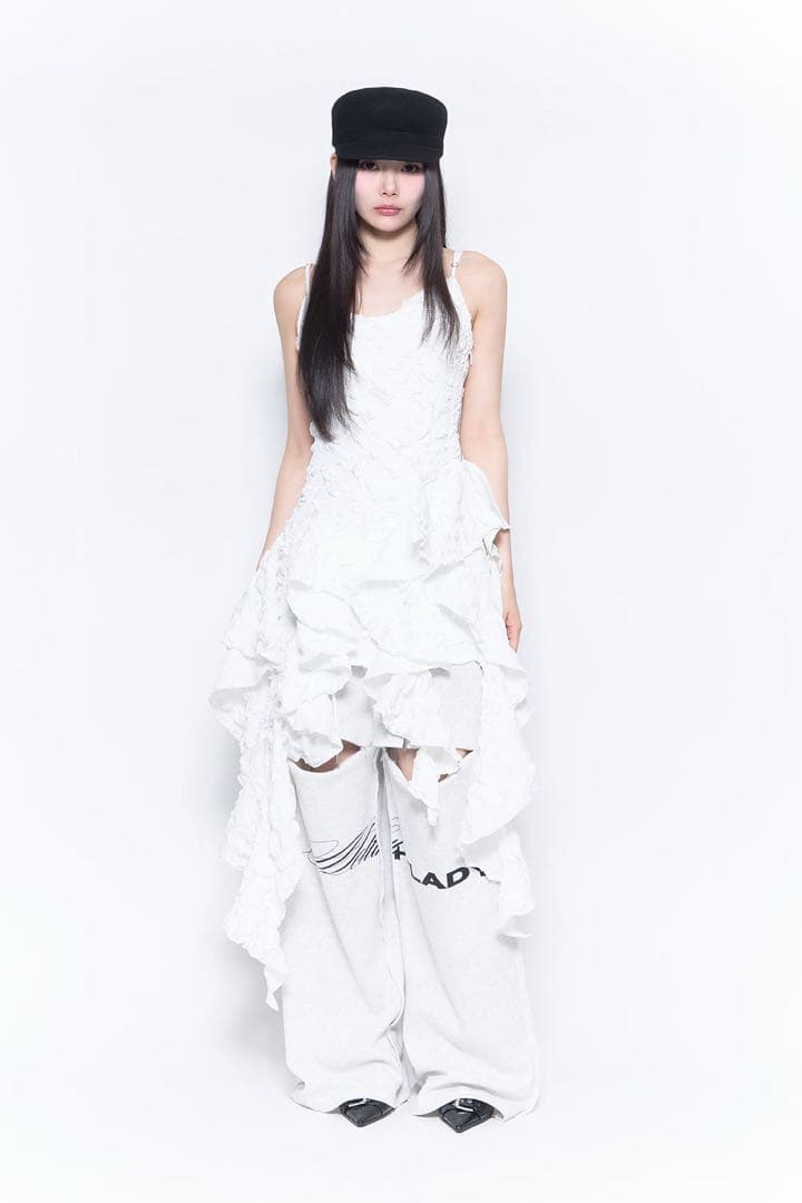 ワンピース theredthread fleur camisole dress white