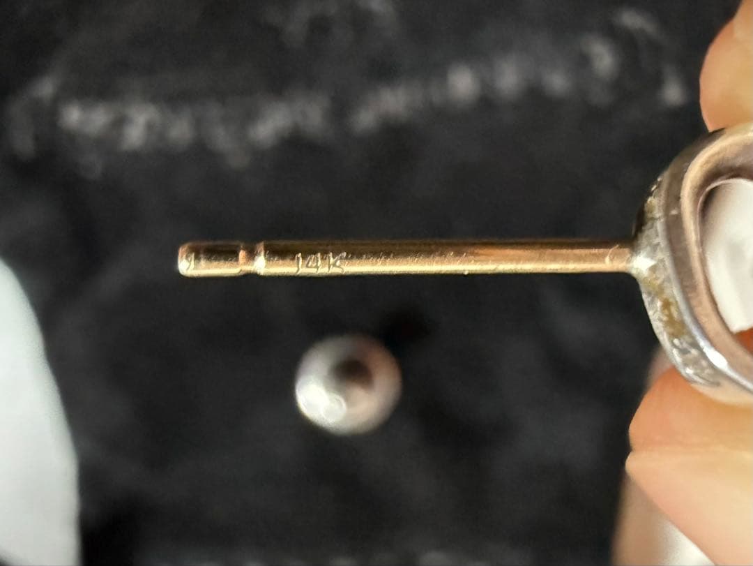 クロムハーツ CHクロスベビーファット　ドロップピアス 片耳　インボイス付き