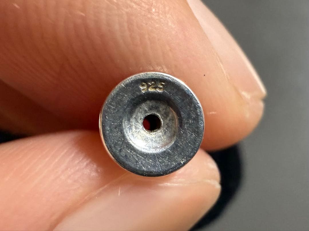 クロムハーツ CHクロスベビーファット　ドロップピアス 片耳　インボイス付き