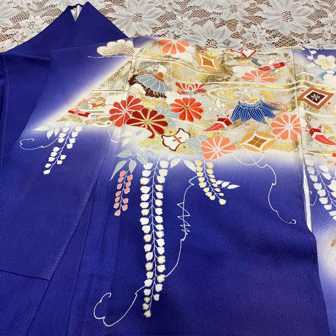 難有！超一流ちそう千總お振袖 落款入り松坂屋扱い 古典柄