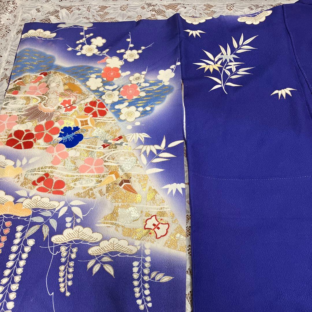 難有！超一流ちそう千總お振袖 落款入り松坂屋扱い 古典柄