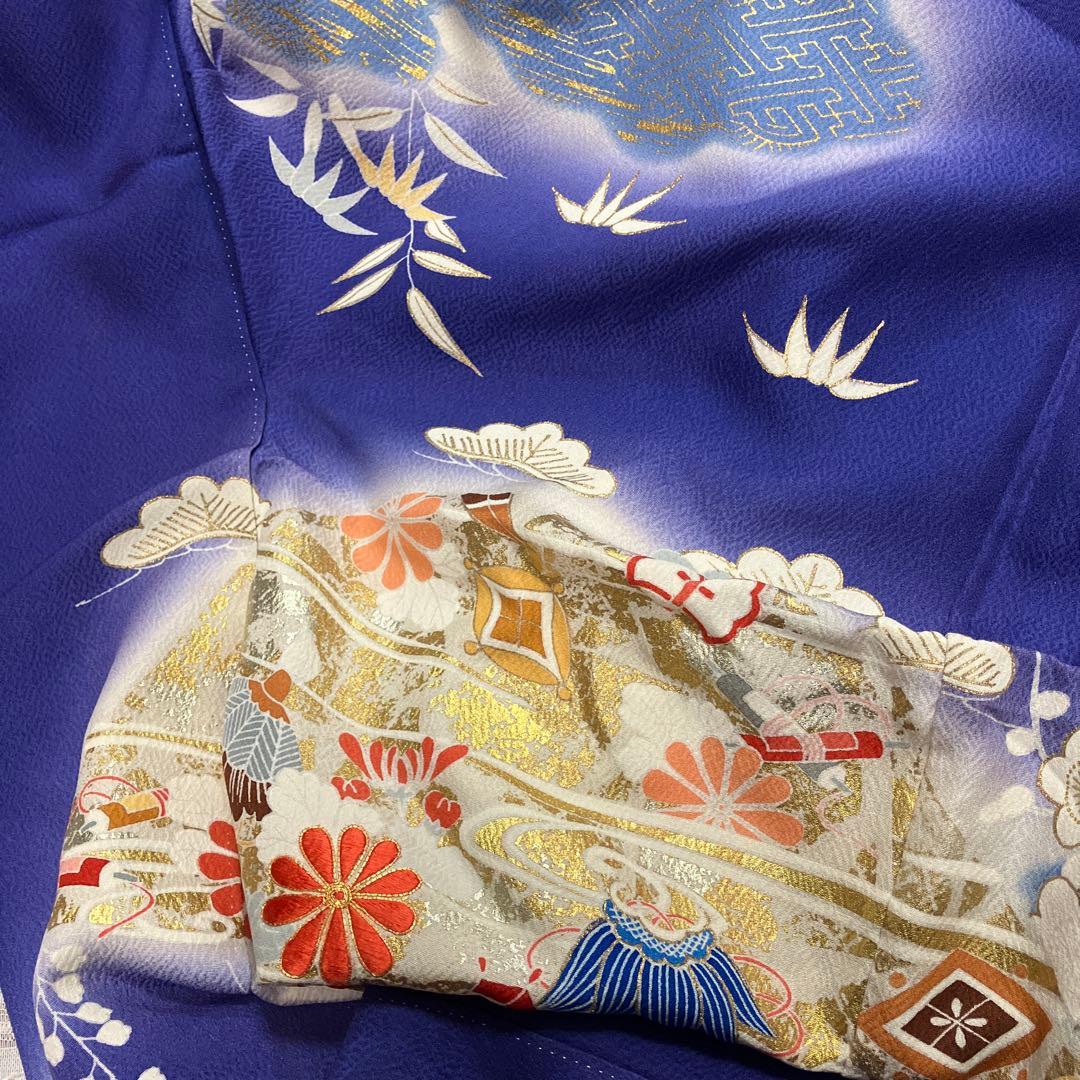 難有！超一流ちそう千總お振袖 落款入り松坂屋扱い 古典柄