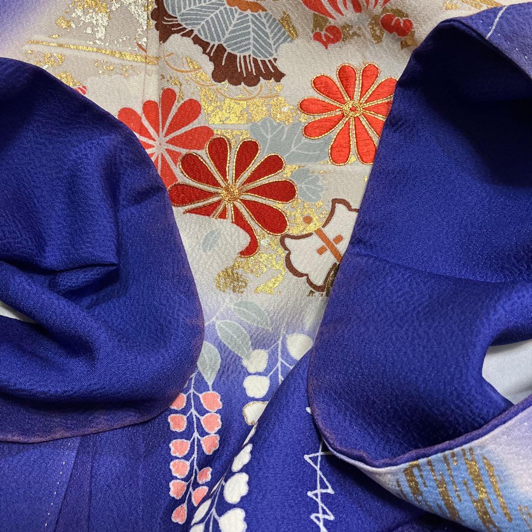 難有！超一流ちそう千總お振袖 落款入り松坂屋扱い 古典柄