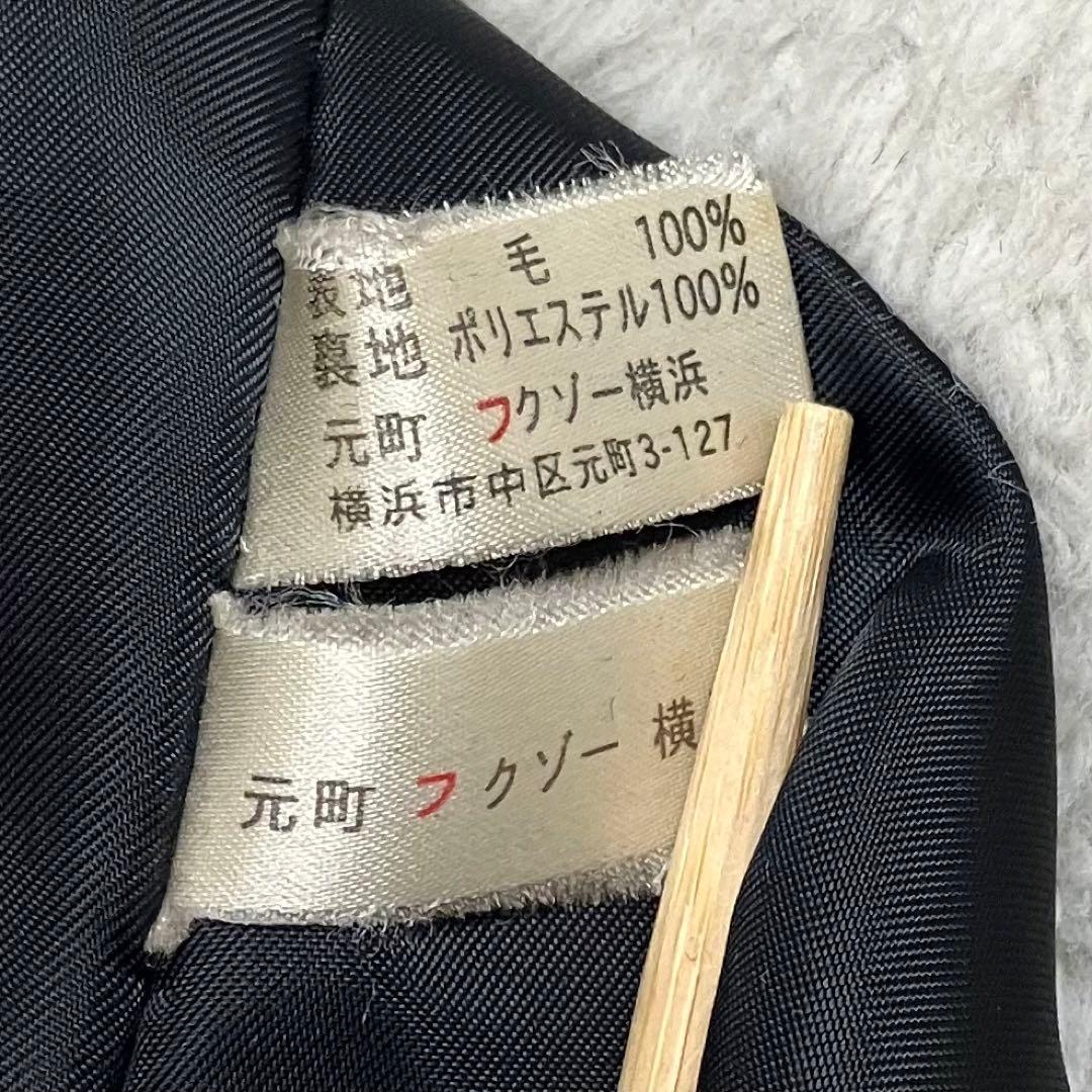 FUKUZO フクゾー　カーコート　ウールジャケット　ブラックウォッチ　L