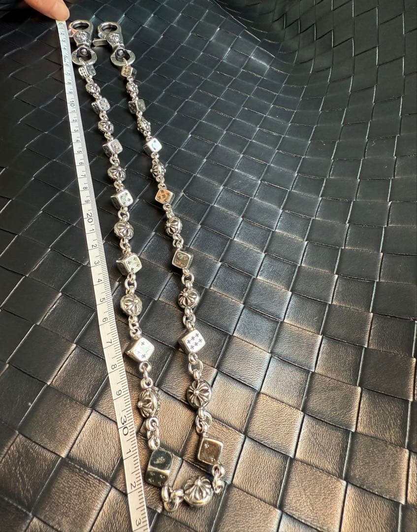 【Dice × Flower ウォレットチェーン】 重厚で存在感QBSZSZ04