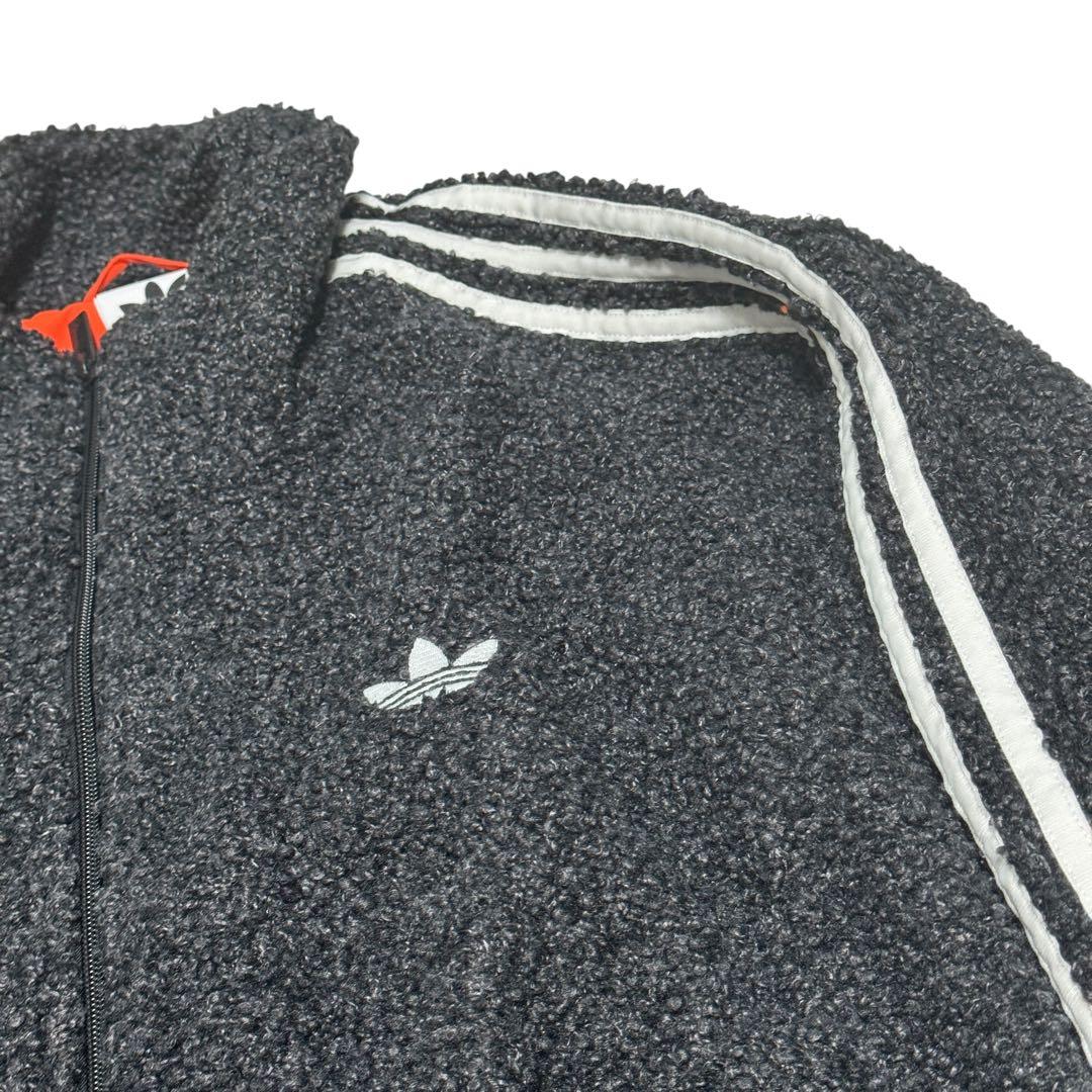 美品　adidas ブークレ　セットアップ　ファイヤーバード　ボアジャージ2XL
