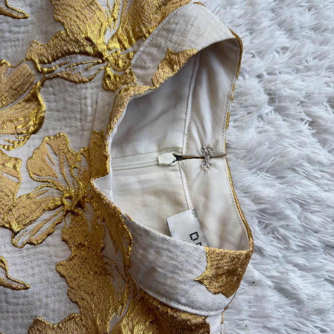 極美品✨シスタージェーン✨ジャガード マキシ丈　ロングワンピース　ティアード S