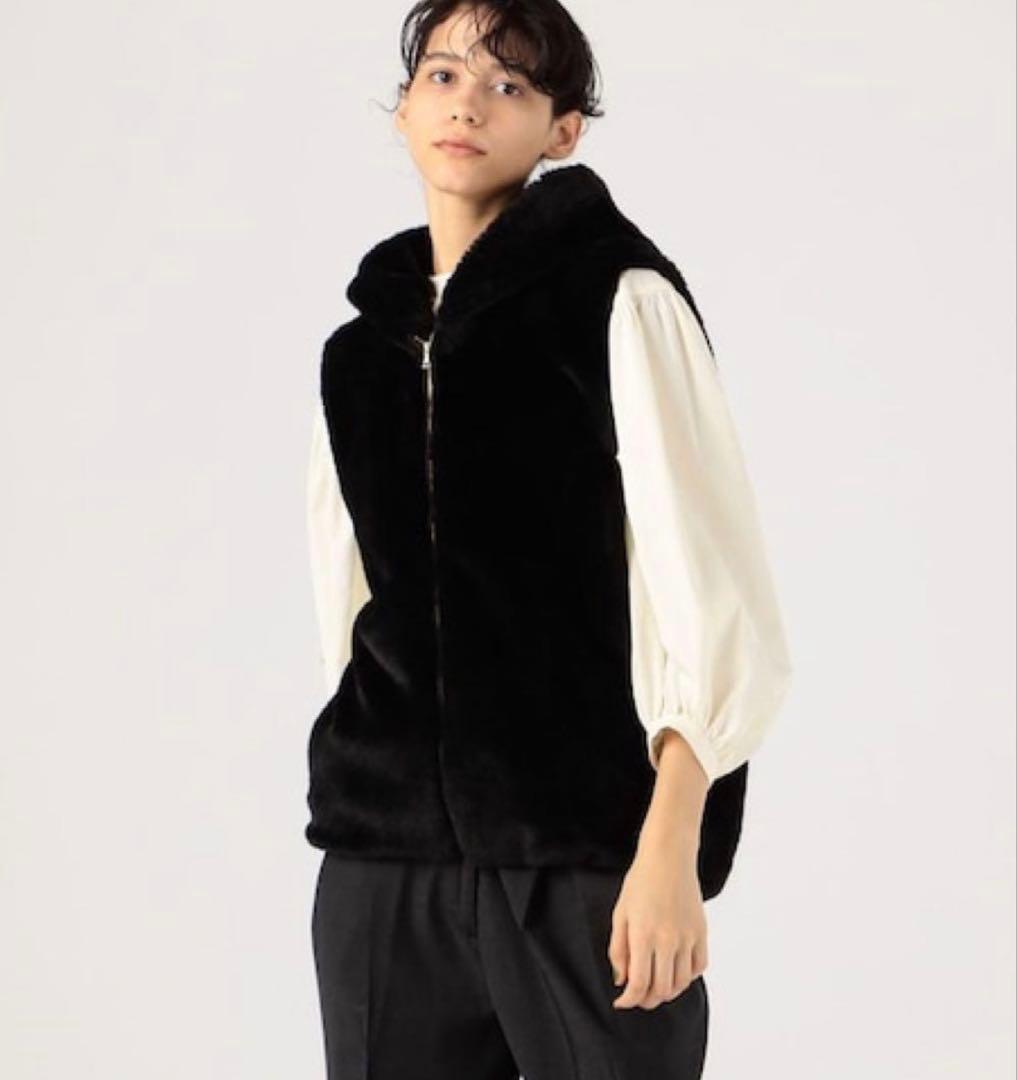 【美品】Ballseyパティングファードッキング コート トゥモローランド