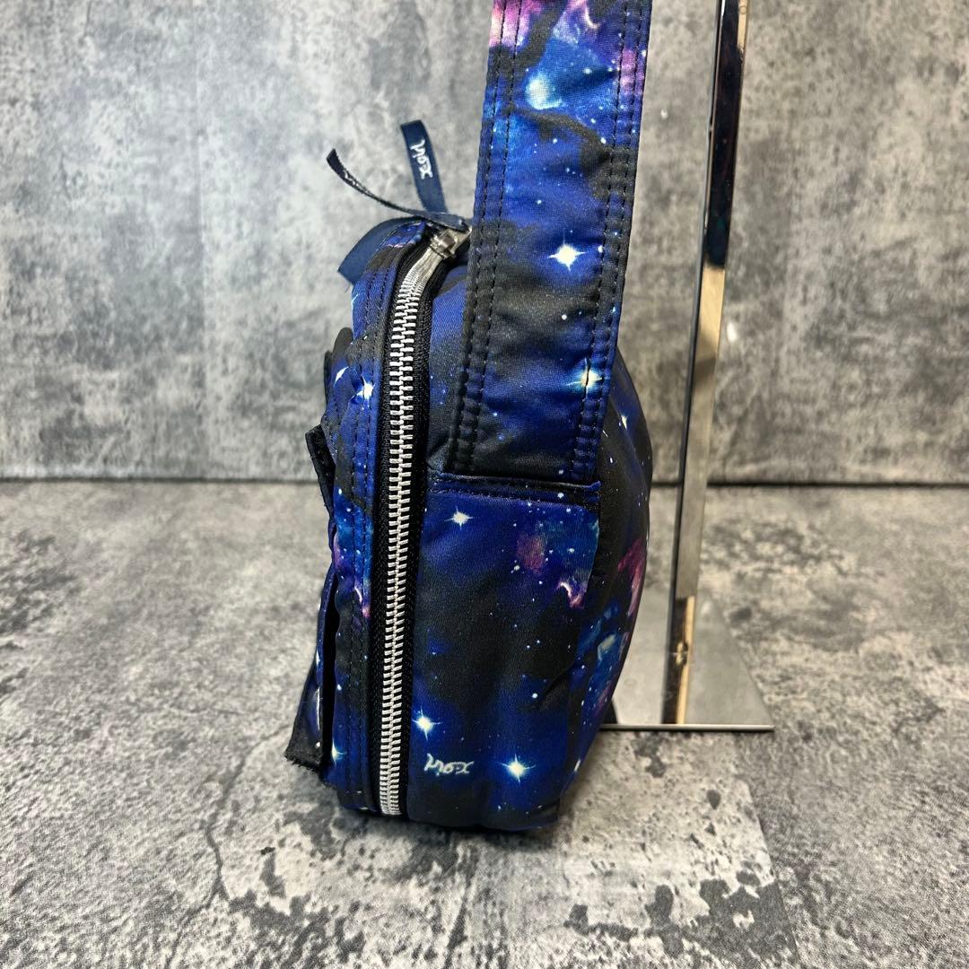 【美品】PORTER X-girl コラボ　ショルダーバッグ　宇宙柄　吉田カバン