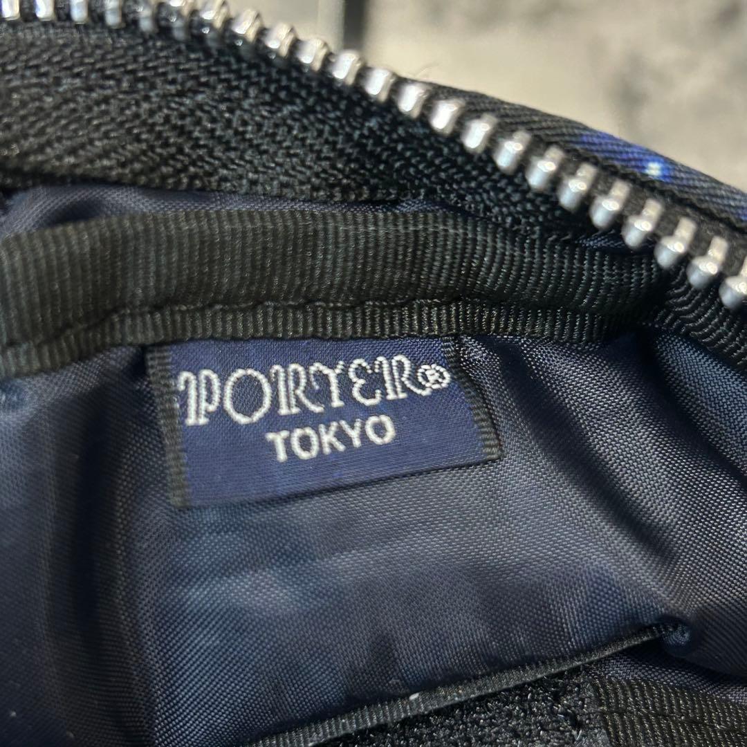 【美品】PORTER X-girl コラボ　ショルダーバッグ　宇宙柄　吉田カバン