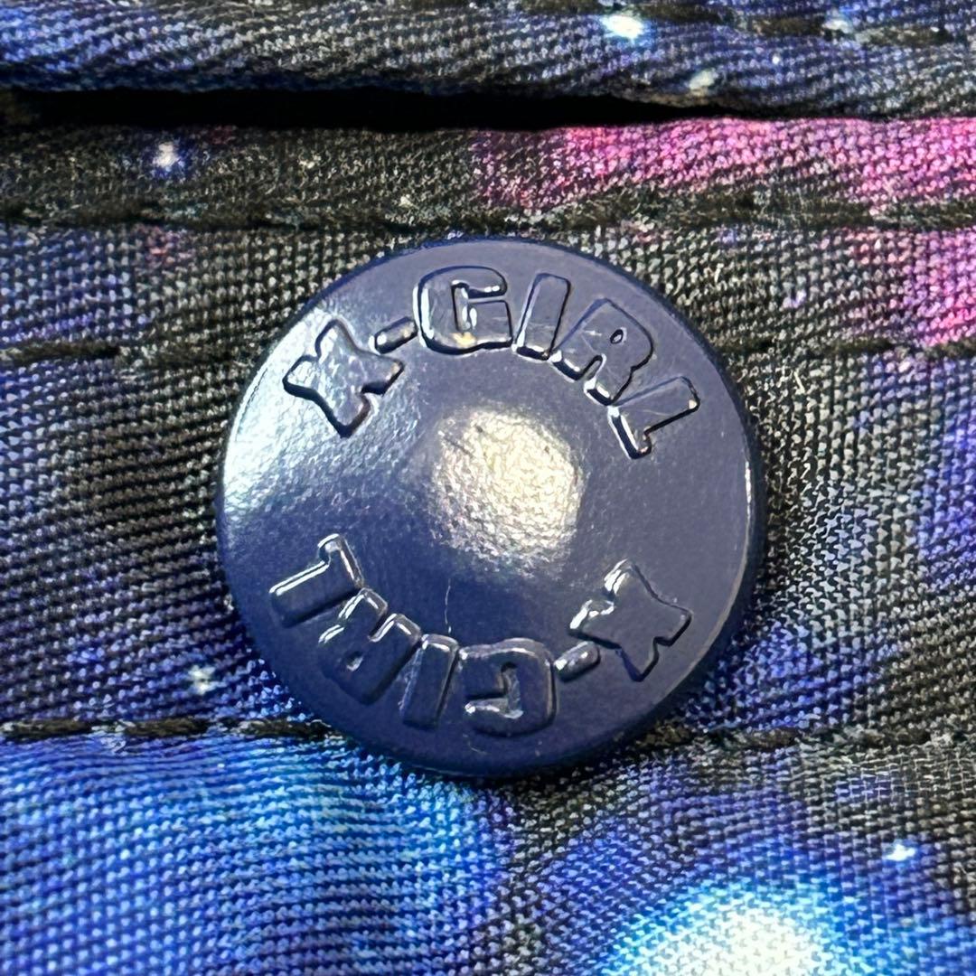 【美品】PORTER X-girl コラボ　ショルダーバッグ　宇宙柄　吉田カバン