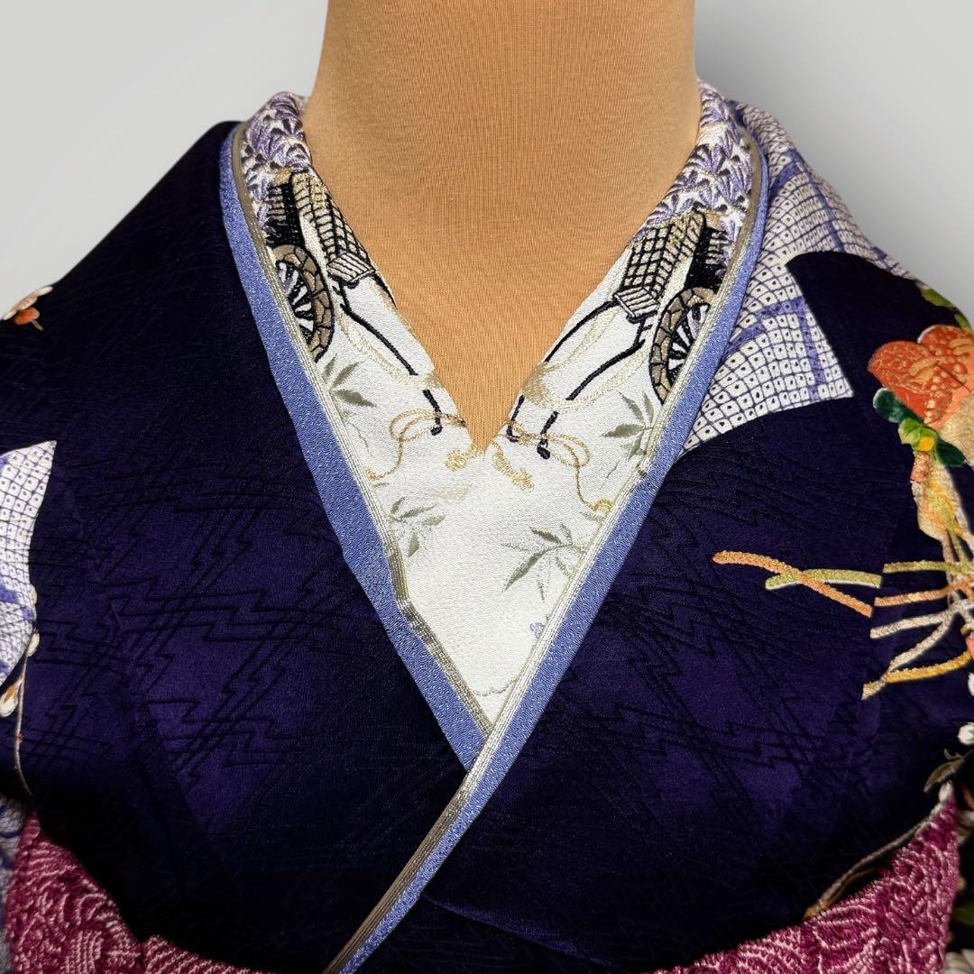 ★豪華絢爛手描き大振袖‼️三越扱い　袋帯他　6点セット