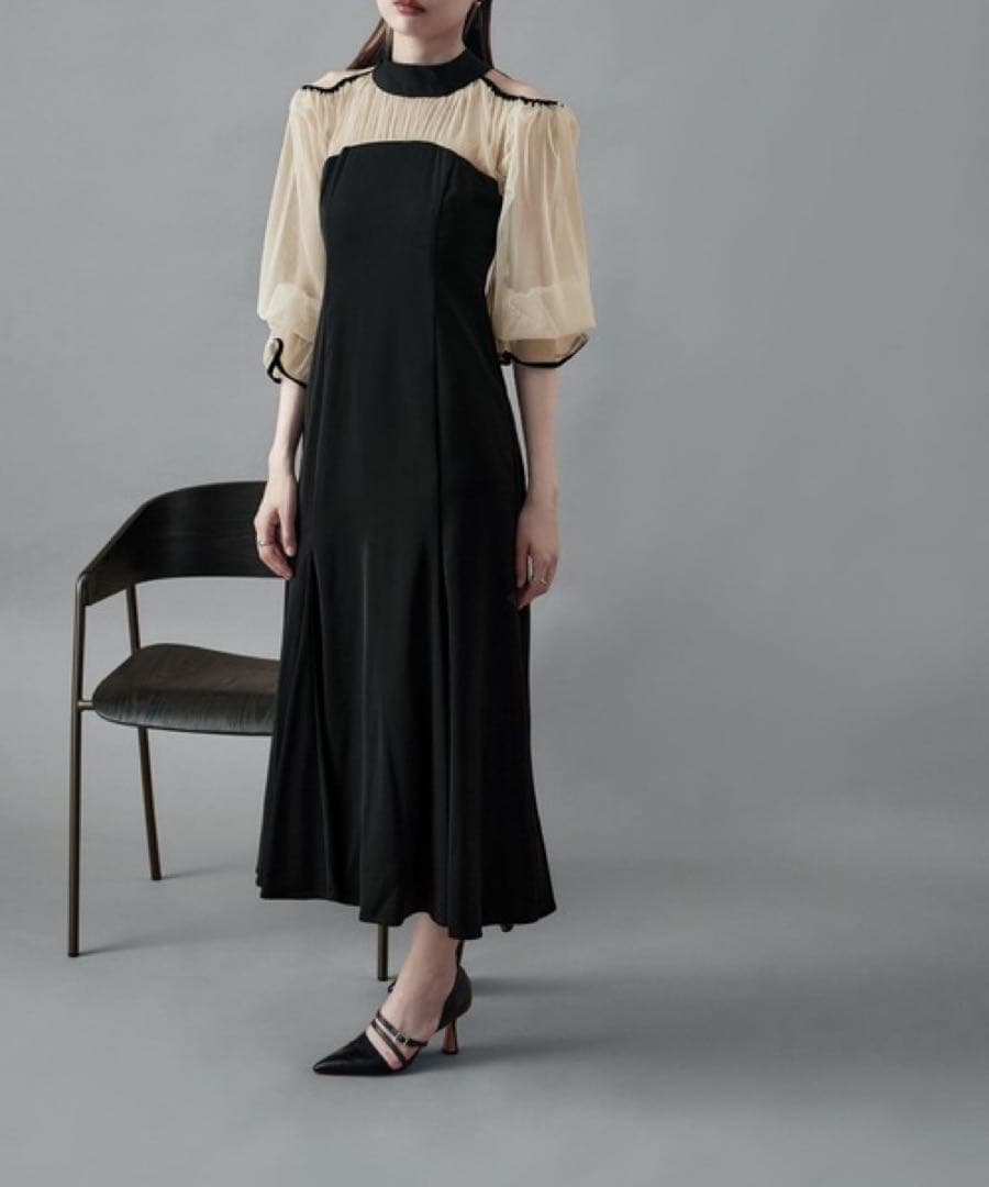 【新品】結婚式 etoll. エトル カットアウトマーメイドドレス ブラック