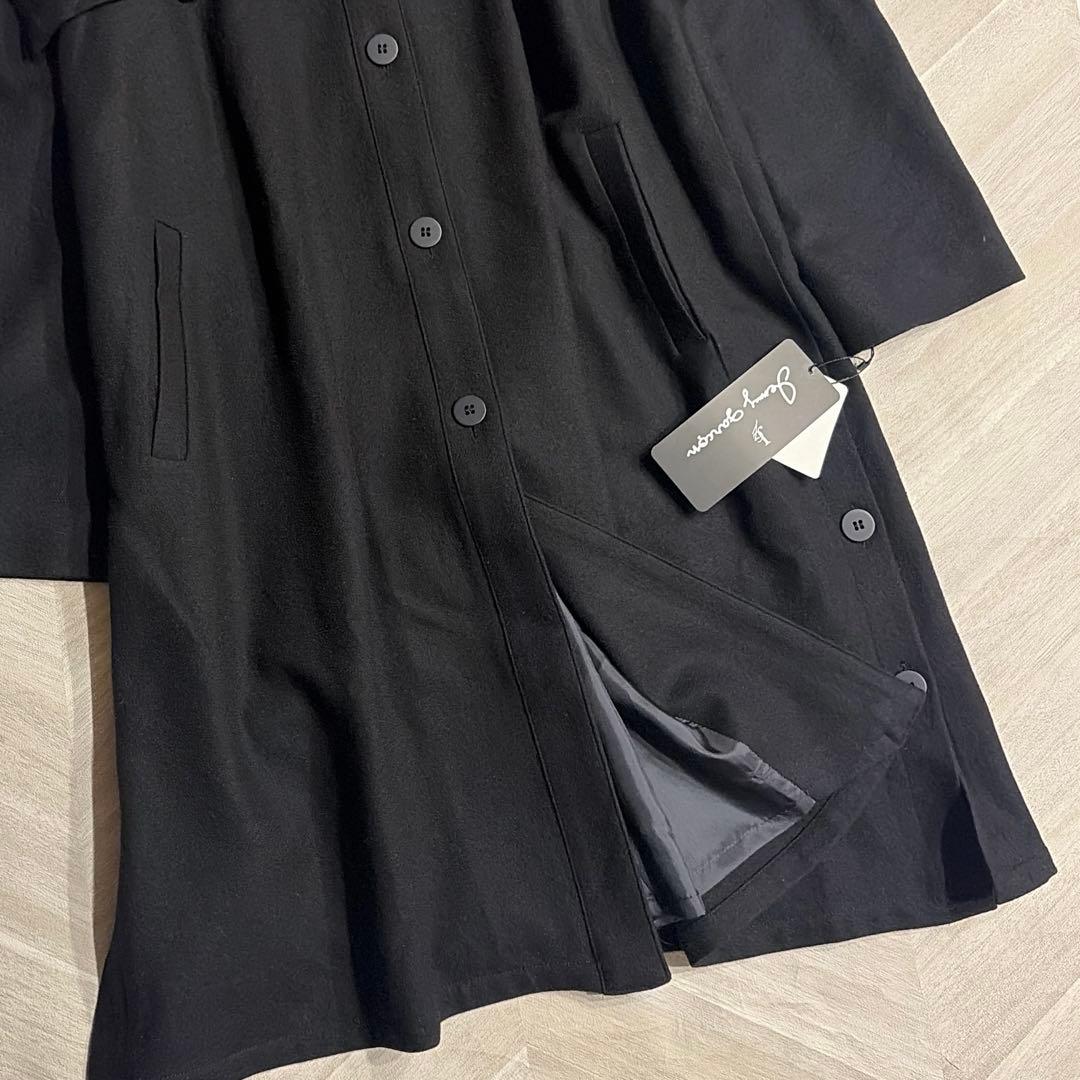 新品✨ジェニーギャルソン ロングコート 定価6,9万 ビッグカラー 刺繍 日本製