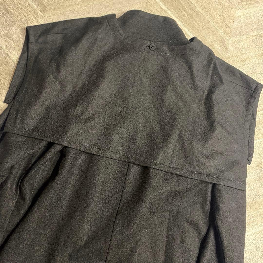 新品✨ジェニーギャルソン ロングコート 定価6,9万 ビッグカラー 刺繍 日本製