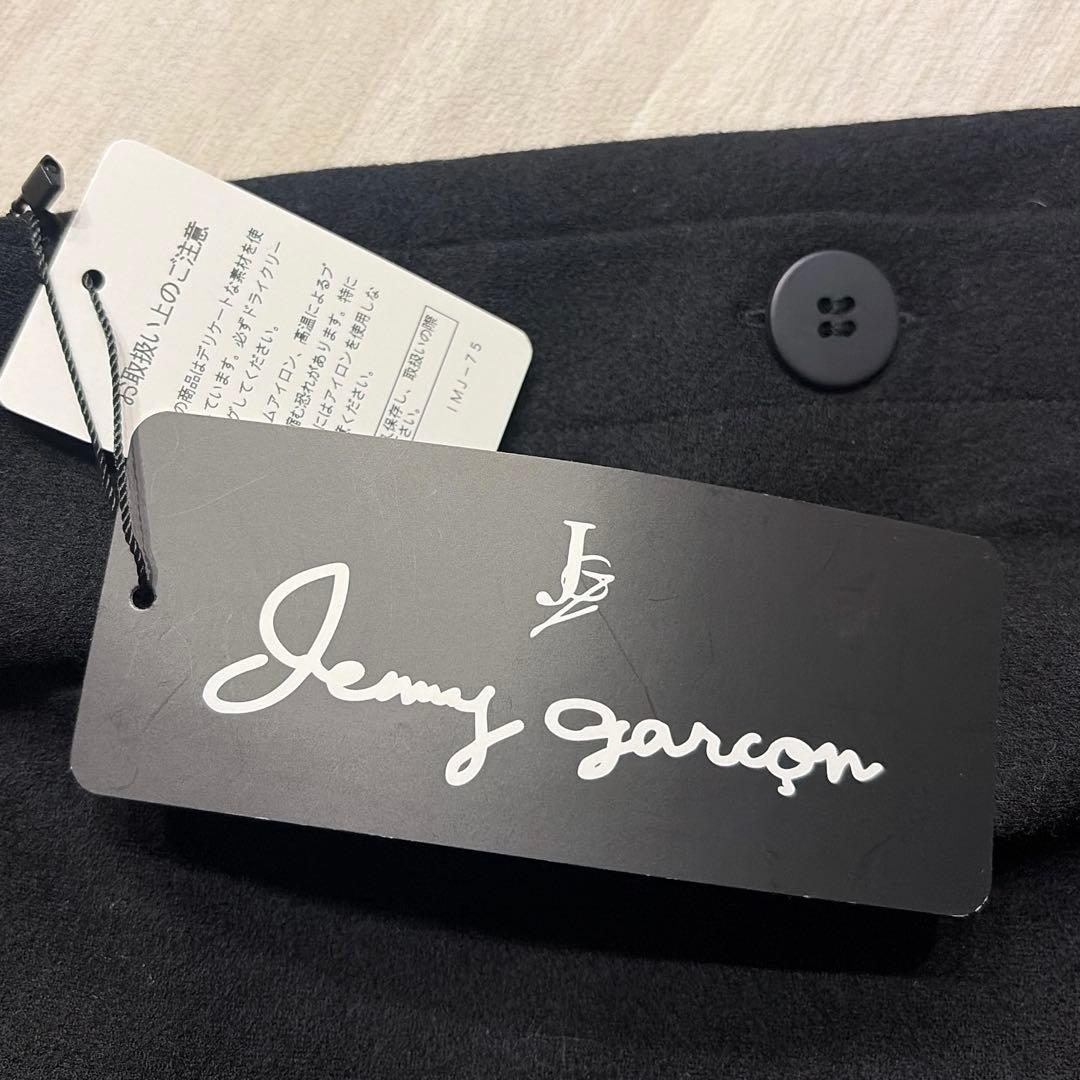 新品✨ジェニーギャルソン ロングコート 定価6,9万 ビッグカラー 刺繍 日本製