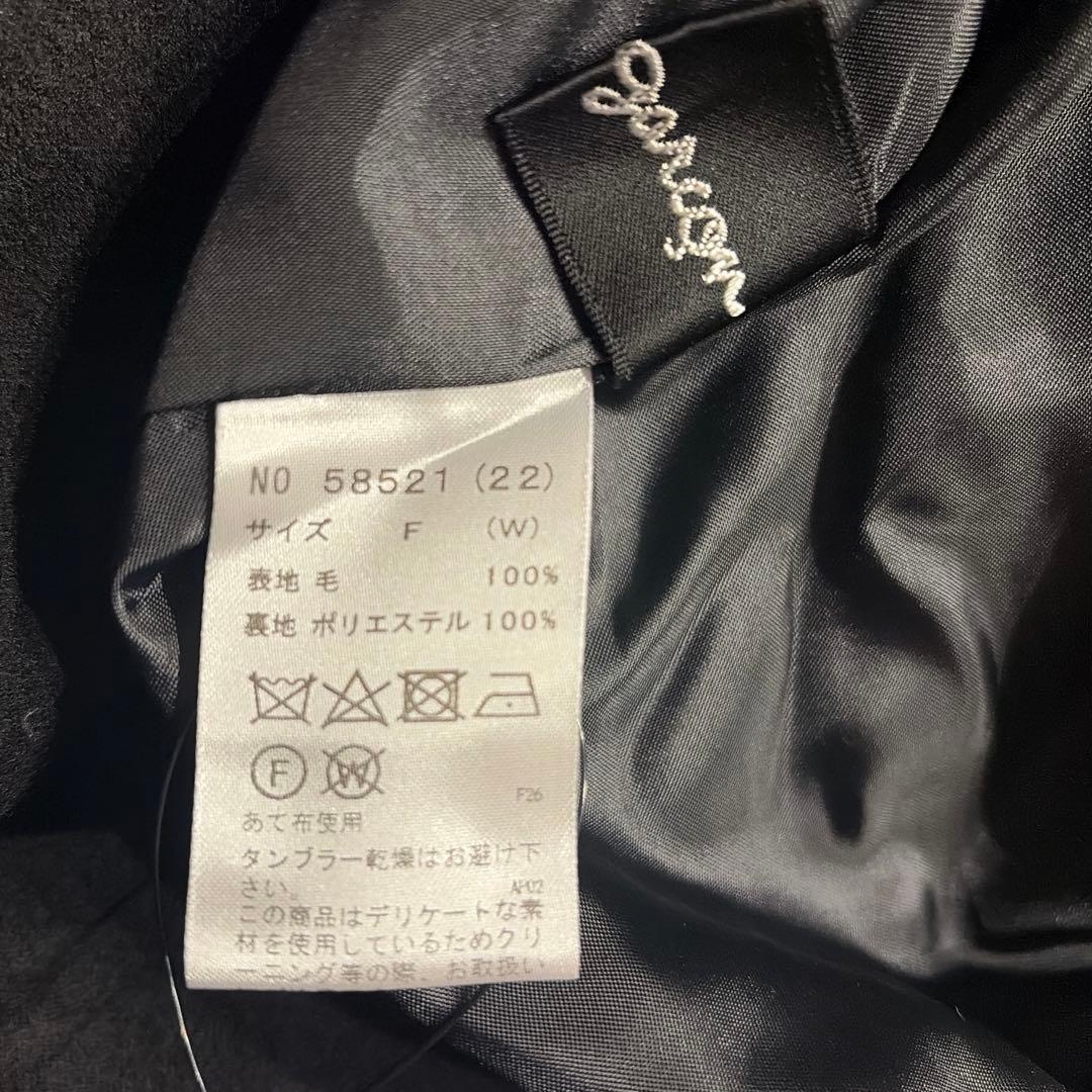 新品✨ジェニーギャルソン ロングコート 定価6,9万 ビッグカラー 刺繍 日本製