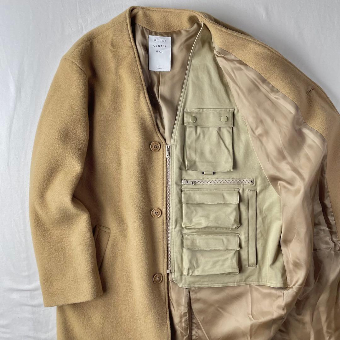 【ミスタージェントルマン】ノーカラーコート フィッシングベスト Lサイズ1h