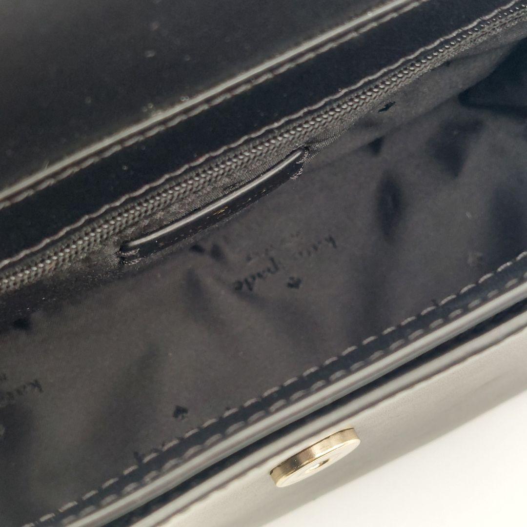 【美品】kate spade ケイトスペード　2way　黒 ショルダーバッグ