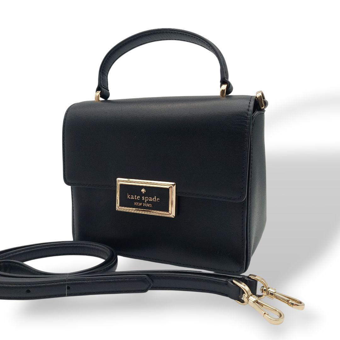 【美品】kate spade ケイトスペード　2way　黒 ショルダーバッグ