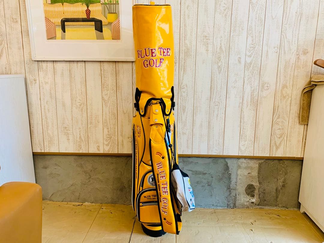 【BLUE TEE GOLF】キャディバッグ 9インチ イエロー